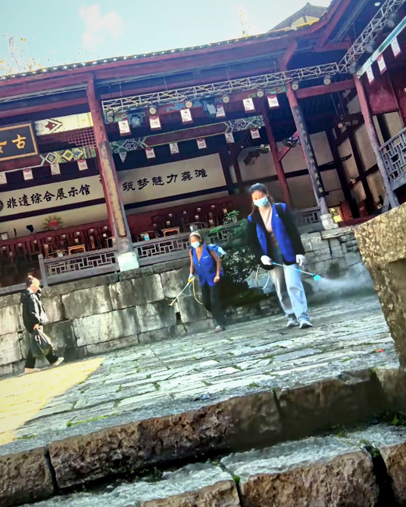 龚滩古镇施工现场